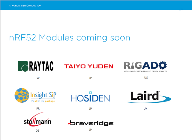 nordic global tech tour nRF52 suggested maker